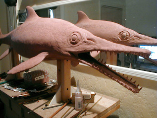 Ichthyosaurus skin